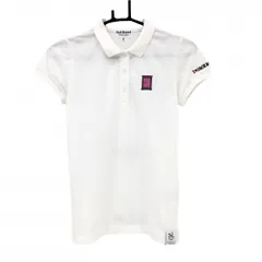 ★値下げ★ジャックバニー 半袖ポロシャツ 白×黒 どこでもドア レディース 0(S) ゴルフウェア Jack Bunny