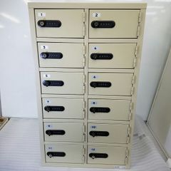 ダイヤル式貴重品保管庫 EIKO エーコー  2列6段 LK-312（23-128）