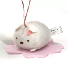 【中古】雑貨 しろくま うつぶせ桜ちびマスコット 「すみっコぐらし」