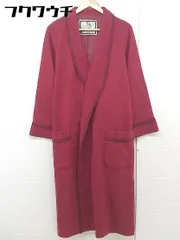 ■ ◎ Arnold Palmer アーノルドパーマー ウエストリボン付き 長袖 コート サイズL レッド系 レディース  【中古】 【1112090015266】