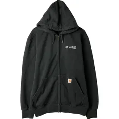 古着 カーハート Carhartt webex RAINDEFENDER スウェットフルジップパーカー メンズL相当/eaa545976