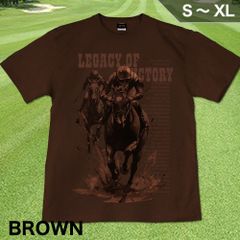 GENJU キッズ～S、M、L、XLサイズ 競馬 凱旋門賞 天皇賞 皐月賞 G1 メンズ ターフ クラシック Tシャツ 半袖 Legacy of victory 