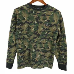 か*と様 【新品未使用】RRL ダブルアールエル カモフラ柄 サーマル 長袖Tシ か*と様 【新品未使用】RRL ダブルアールエル カモフラ柄