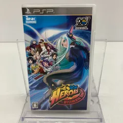 05w07431T 【PSP】SONY PlayStationポータブル ソフト「NEOGEO HEROES ~Ultimate Shooting~」ケース/説明書あり ＊起動のみ確認済＊ ゲームソフト ◎中古品◎