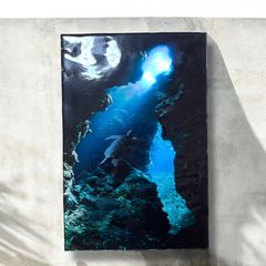 <青の洞窟>超立体  沖縄の海 レジンアートボード　美ら海　オーシャンアート