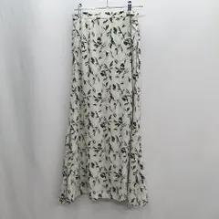 ◇ Θ LEPSIM レプシィム 総柄 ロング フレア スカート サイズM ベージュ系 レディース E  【1501160033437】