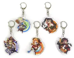 【中古】雑貨 [単品] アトラス描き下ろしアクリルキーホルダー5種セット 「3DSソフト 世界樹と不思議のダンジョン2 ファミ通DXパック」 同梱特典