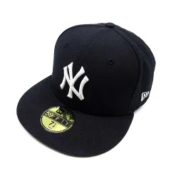 ニューエラ NEW ERA 59FIFTY アンダーバイザー BROOKLYN ニューヨークヤンキース キャップ 帽子 ウール ネイビー 7 1/2 59.6cm