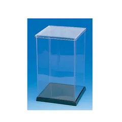 【新着商品】ヘイコー コレクションケース 展示用 ウインナーケース 角 15x15x24cm 本体色:透明/底面色:黒 1個入 0