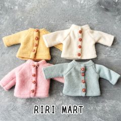 オビツ11　カラーカーディガン　ニット　ねんどろいどどーる　アウター