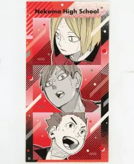 【中古】シール・ステッカー 孤爪研磨＆灰羽リエーフ＆犬岡走 「ハイキュー!! FAN PARK(ファンパーク) シールプリントコレクション 第1弾」