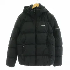 カルバンクライン CALVIN KLEIN DUPONR sorona デュポン ソロナ 中綿ジャケット フード ブルゾン L 黒 ブラック ■GY12 /MWのサムネイル