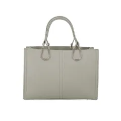 ☆ グレー ☆ エポメタルカラー ２Wayバッグ トートバッグ レディース ハンドバッグ ショルダーバッグ 2WAY 肩掛け 斜めがけ 通勤 通学 バッグ かばん カバン おしゃれ かわいい エレガント 女性 大人女子 シンプル 入学式 卒業式