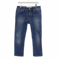 ヤコブコーエン JACOB COHEN デニムパンツ ジーンズ USED加工 ボタンフライ W32 青 ブルー /KHのサムネイル