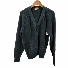 メンズビギ MENS BIGI 畔編みコットンニットVネックカーディガン メンズ 表記無 のサムネイル