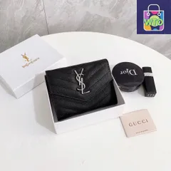【今日特価】Yves Saint Laurent イヴ・サンローラン スモールウォレットシリーズ 牛皮を採用し精巧な仕上げを備える-WTO輸入2