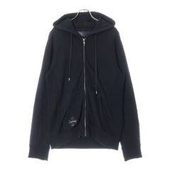 CHROME HEARTS (クロムハーツ) Y NOT CHプラスパッチ ジップアップパーカー フーディー ブラック
