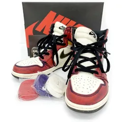 Nike SB ナイキ スニーカー シューズ AIR JORDAN 1 RETRO HIGH OG La To Chicago CD6578-507 箱付き メンズ 26cm レッド系 靴 DF16794■