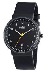 Braun Men's Quartz 3 Hand Movement Watch BN0032BKBKG With Leather Strap【並行輸入】