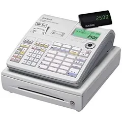 CASIO レジスター 赤色 引き出し式 使用済み。 CASIO SR-G3-RDレジスターレッド ほぼ未使用