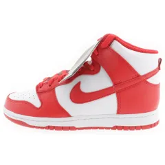 NIKE (ナイキ) Dunk High Championship White and Red ンク ハイ チャンピオンシップ ホワイト アンド レッド ハイカットスニーカー ホワイト/レッド DD1399-106