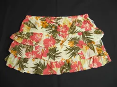 ロキシー ROXY  花柄スカート  ミニスカート  フリルスカート