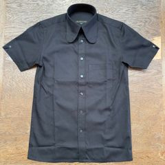 originaljohn ビーグルカラー半袖シャツ　　black mods vintage fashion