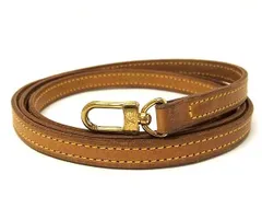 LOUIS VUITTON ルイヴィトン レザー バッグ用 ショルダーストラップ 肩掛け 斜め掛け レディース メンズ ブラウン系 AZ8684