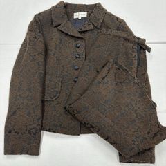 【HANAE MORI】ジャケットスカート　セットアップ　スカートスーツ　ハナエモリ　ジャケットスカート