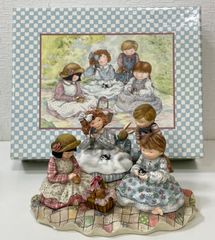 LANG&WISE社　Sherri Buck Baldwin　Picnic with Molly　FIRST EDITION 1999　Special Friends　フィギュア　アメリカ雑貨　陶器　インテリア　置物　箱付　え250228-1