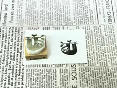 【再販⚘⡱ 】消しゴムはんこ ナマケモノはんこ