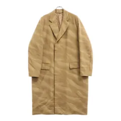AURALEE (オーラリー) 21AW WOOL CASHMERE JACQUARD MELTON CHESTERFIELD COAT ウールカシミア チェスターコート ベージュ A21AC01JMのサムネイル