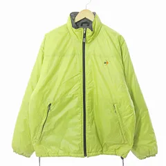 ムーンストーン Moonstone 中綿ジャケット ジップアップ L 黄緑 0317
