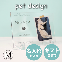 オーダーメイド pet フォトパネル 【Mサイズ】  cat  ペット