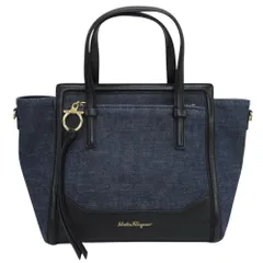極美品◆フェラガモ エイミー 2way ハンドバッグ ショルダー ガンチーニ 1円 □美品□ Salvatore Ferragamo フェラガモ ガンチーニ