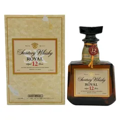 お値下げしました【終売品】ローヤル12年4本 楽天市場】(終売品・古酒・希少・ギフト箱付) サントリー