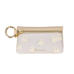 ☆ GKP0040.シマエナガ ☆ スマートキーポーチ FLOWERING フラワーリング スマートキーポーチ スマートキーケース キーケース キーポーチ 鍵ケース 窓付き 小物入れ ポーチ ケース カー用品 車用品 レディース かわいい おしゃれ 贈り物