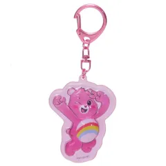 【メール便】ケアベア キーリング ぷっくりったいキーホルダー チアベア CareBears ケイカンパニー プレゼント キャラクター グッズ 