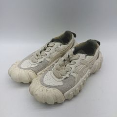 ◇ Θ Onitsuka Tiger オニツカタイガー DENTIGRE LS スニーカー サイズ25 ホワイト グリーン レディース メンズ E 【1411280017982】