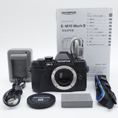 ★ショット数23,917回・極上品★ OLYMPUS オリンパス ミラーレス OM-D E-M10 MarkIII ボディ ブラック #2620