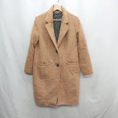 ◇ ⊇ MURUA ムルーア 長袖 チェスターコート サイズF ブラウン レディース E  【1410100027125】