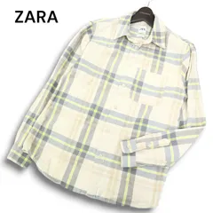 ZARA ザラ マン 現行タグ★ 通年 RELAXED FIT 長袖 チェック シャツ Sz.S メンズ