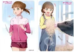 【中古】キャラカード 桜小路きな子(1) ブロマイド2枚セット 「くじ引き堂 ラブライブ！スーパースター!! オンラインくじ Ver.LoveLive!Days～Liella!～」 D-11賞