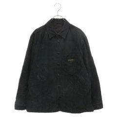 PRADA (プラダ) 21AW Triangle Logo Light Pad Velvet Shirt ロゴプレート コーデュロイジャケット グリーン SC554M S212 1JHC