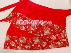 お稲荷様、狛犬様、お地蔵様の前掛け2枚セット20×40cm