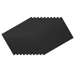 DMiotech 10個 20 x 30 cm ダンボール 紙シートDIYプロジェクト ブラック 箱作り カード スクラップブック用