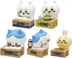 【中古】置き時計・壁掛け時計 全5種セット 「ちいかわ いっしょにがんばろ! ダンボールウォッチ」