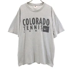NIKE ナイキ 90s 00s オールド 白タグ 半袖 Tシャツ M グレー メンズ 古着