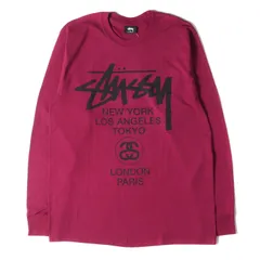 2024年最新】ステューシー tシャツ 長袖 stussy メンズ world tour