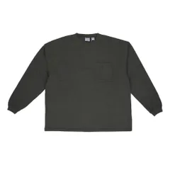 ☆ 02.チャコール ☆ Sサイズ ☆ Goodwear USAコットン袖リブSUPER BIGポケットロンT Goodwear グッドウェア 長袖 tシャツ Tシャツ ロンT ロングシャツ シャツ 袖 リブ ロング ロング丈 着回し USA コットン